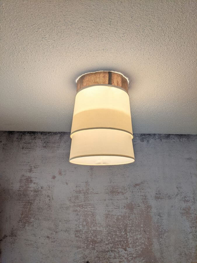 Ceiling Light Update DIY Every Renter Will Be Glad To Know