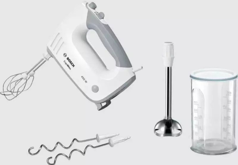 Bosch Hand Mixer Set White 450W Friedman & Cohen