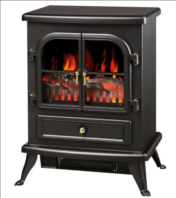 Goldair Fire Place Heater Black Friedman & Cohen