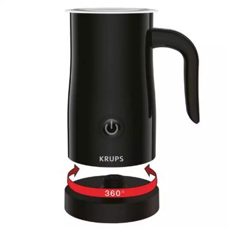 Krups Milk Frother Black Friedman & Cohen