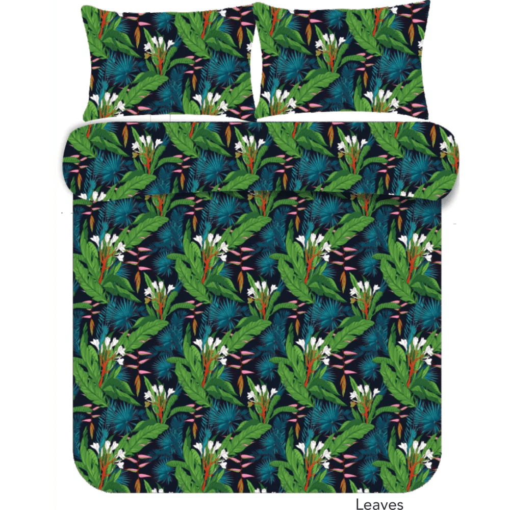 After Hours Leaves Duvet Cover Set Friedman & Cohen