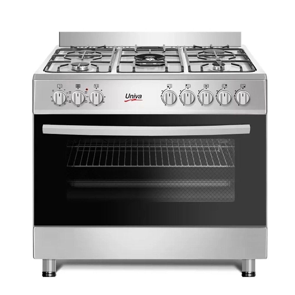 Univa 900mm Range Cooker 5 burner Gas Hob with Electric Oven Friedman