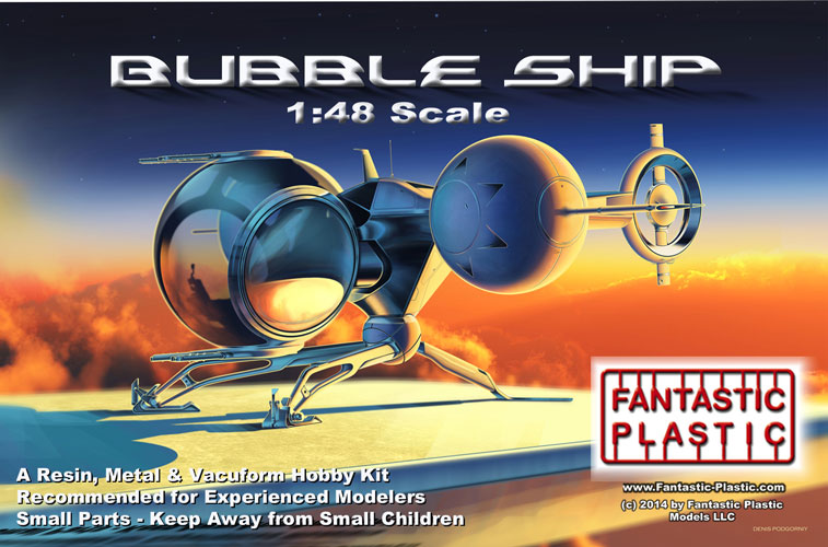 Oblivion Bubble Ship 148 Model Kit by Fantastic Plastic