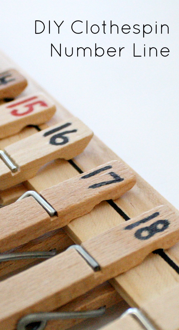 DIY Number Line Fantastic Fun & Learning