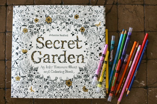 Secret Garden Coloring Book Markers