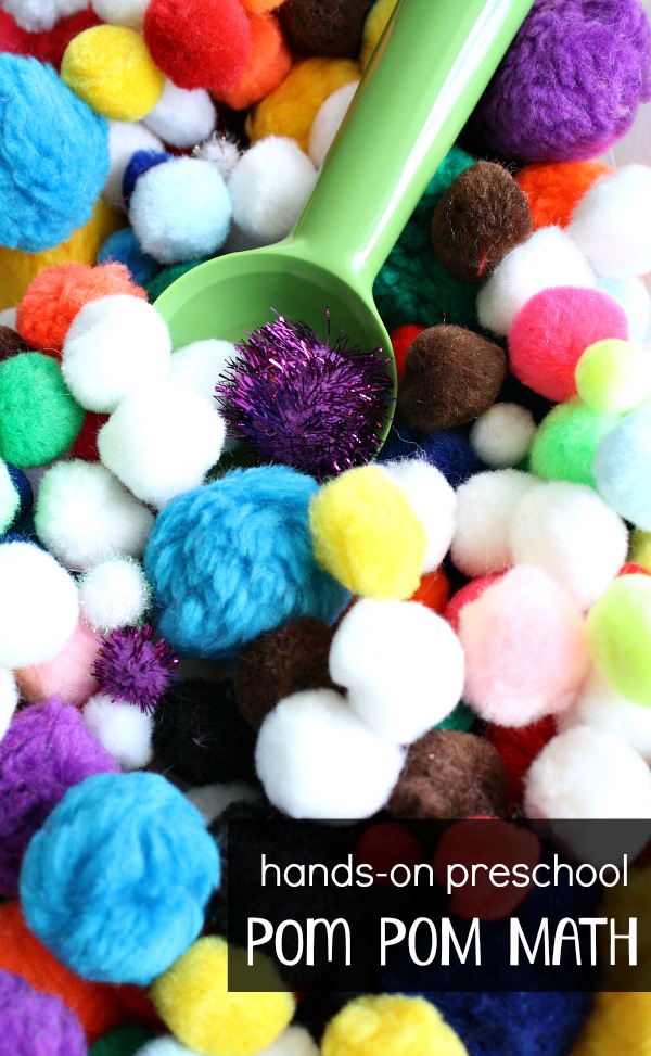 Preschool Math with Pom Poms - Fantastic Fun & Learning