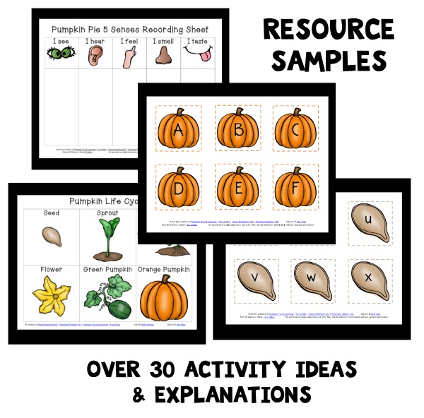 Pumpkin Craft and Name Activity