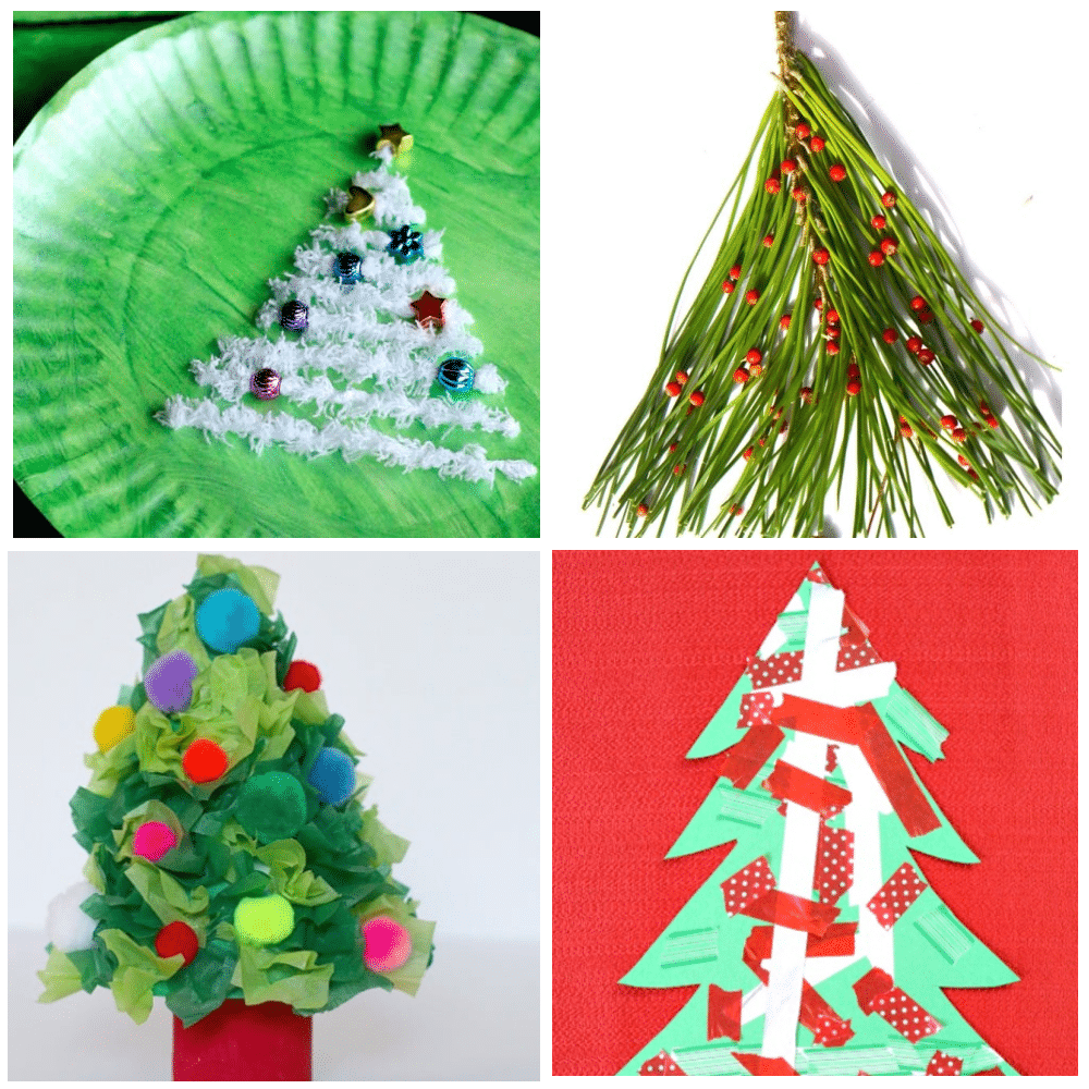BIG List of Christmas Tree Crafts for Kids Fantastic Fun & Learning