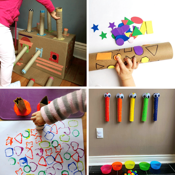 20 Cardboard Tube Math Activities Fantastic Fun & Learning