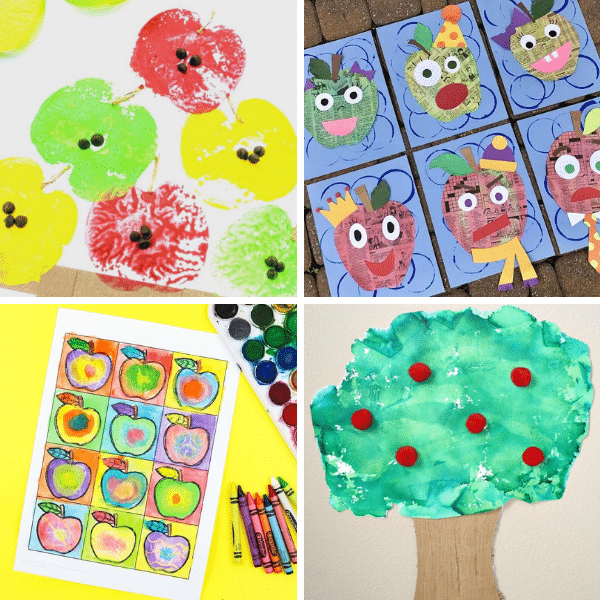 16 Apple Art Projects for Kids - Fantastic Fun & Learning