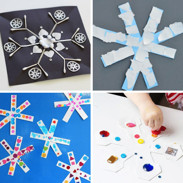 36 Snowflake Art Projects for Kids - Fantastic Fun & Learning