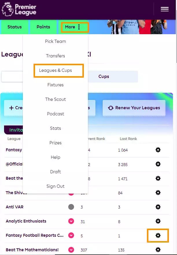 How to change your FPL team name? [screenshots] FPL reports