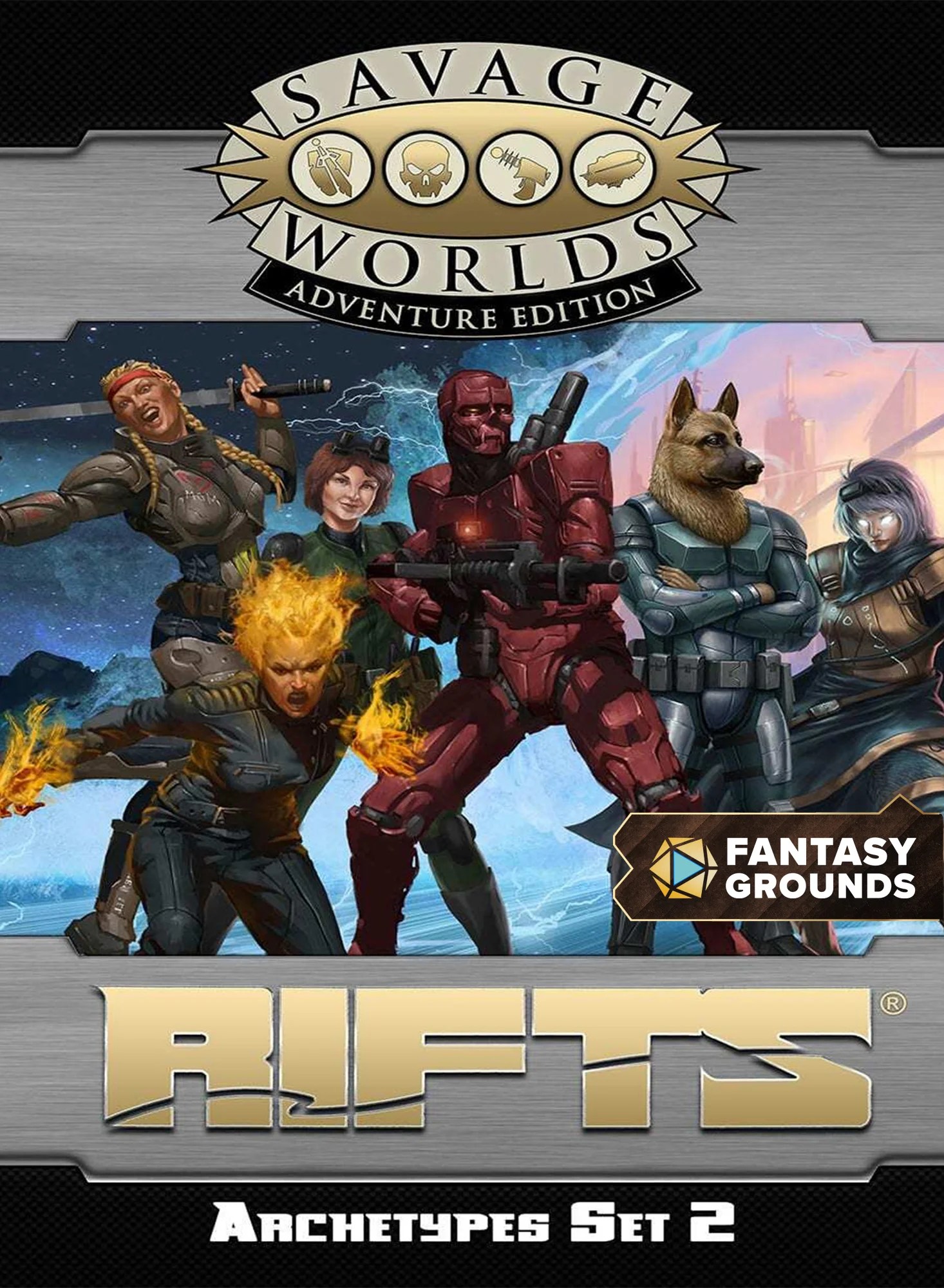 Savage Rifts The Tomorrow Legion Archetypes Set 2 SWADE for Fantasy