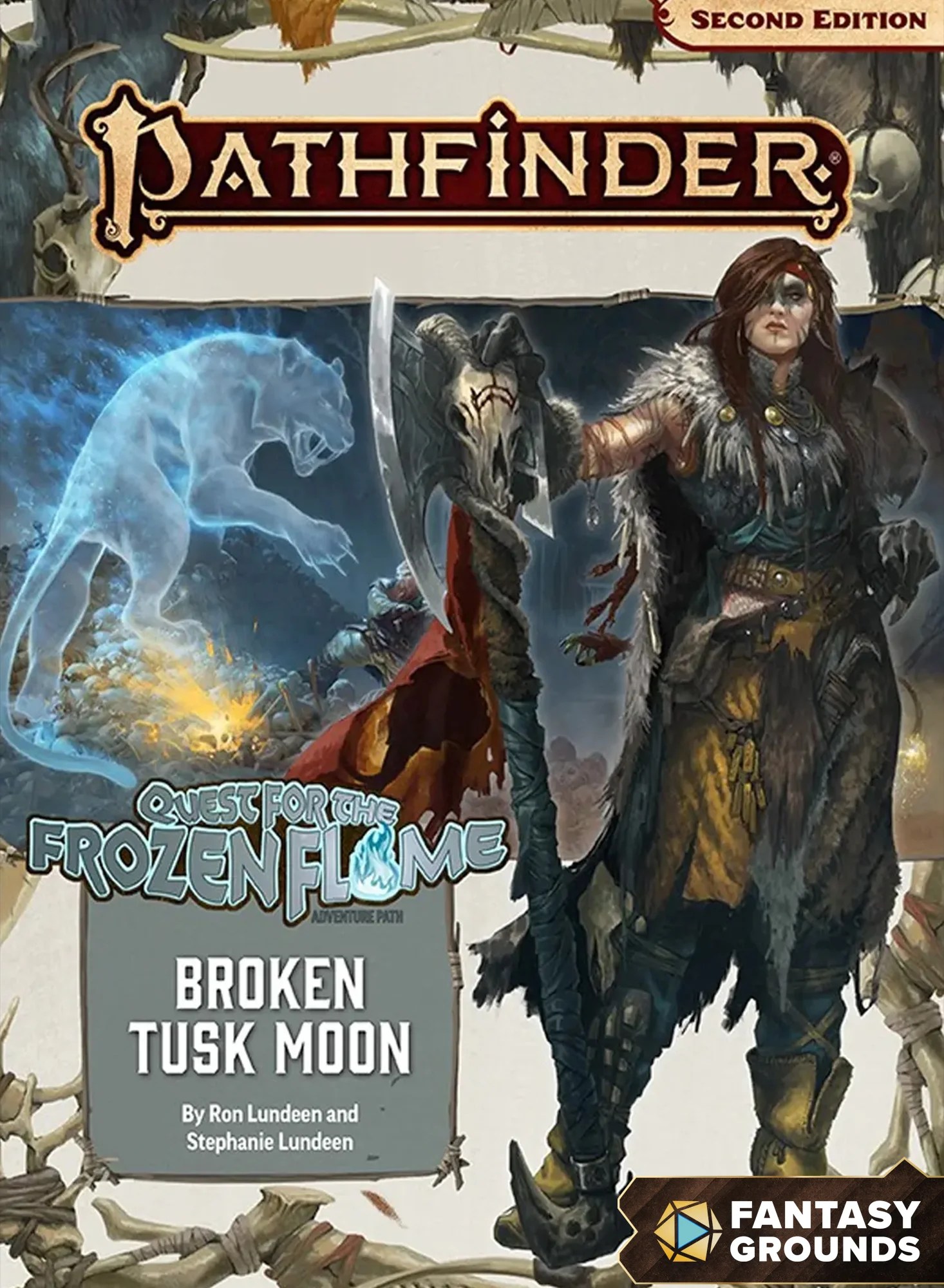 Pathfinder 2 RPG Quest for the Frozen Flame AP 1 Broken Tusk Moon
