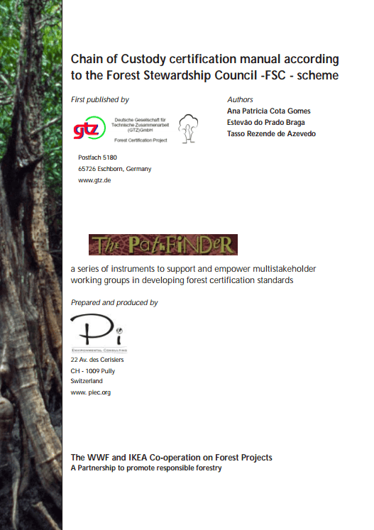 Fsc Certification Sample Fsc Chain Of Custody Standard