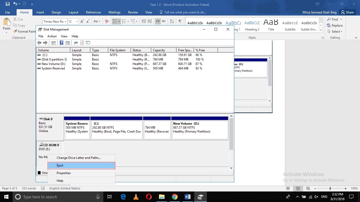 How to Eject the DVD Tray Using Windows 10