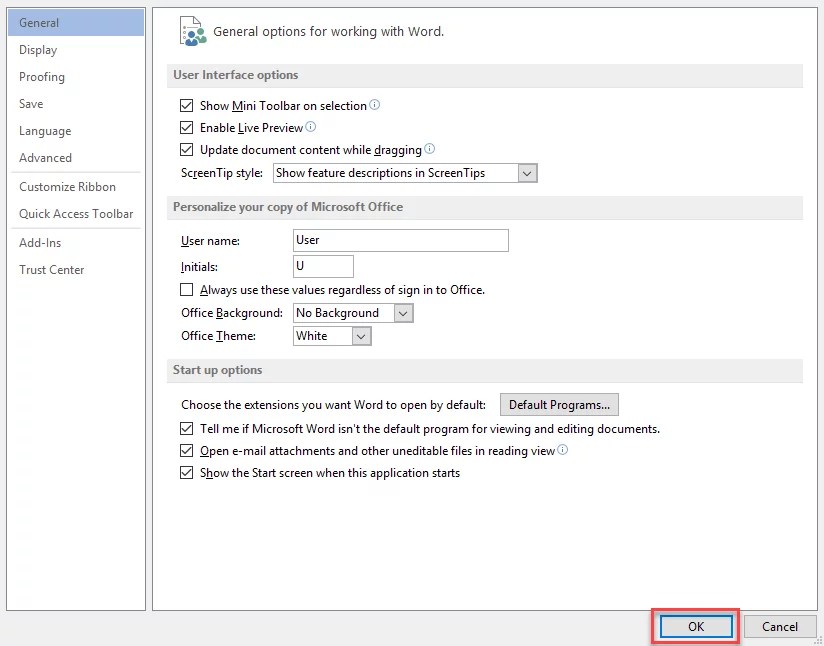 How to customize the Title Bar theme in Microsoft Office for Windows 10