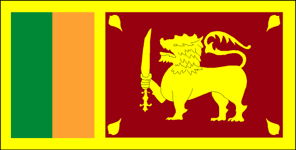 CIA The World Factbook 2002 Flag of Sri Lanka