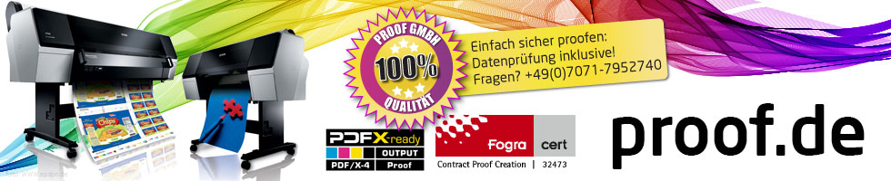 Proof, Farbproof, Digitalproof farbverbindlich und ISO 126477