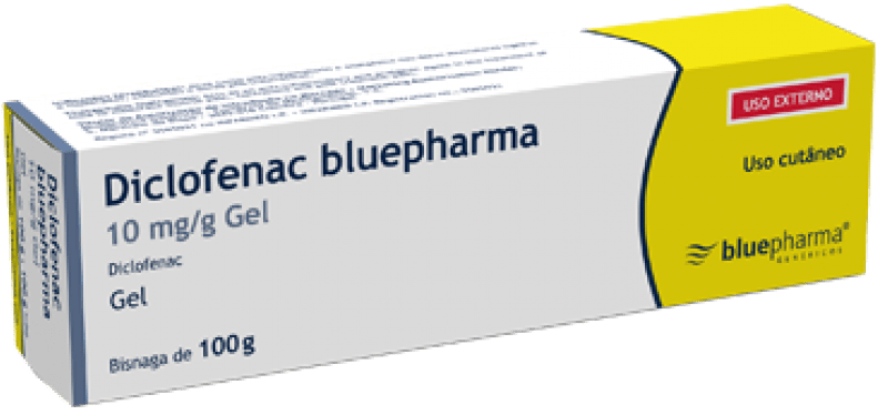 Diclofenac Bluepharma 10 mg/g 100 g farmáciahome