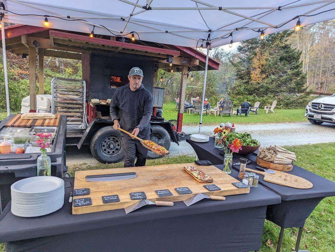 Vergennes, VT Caterer Photos Farmers Market Pizza VT