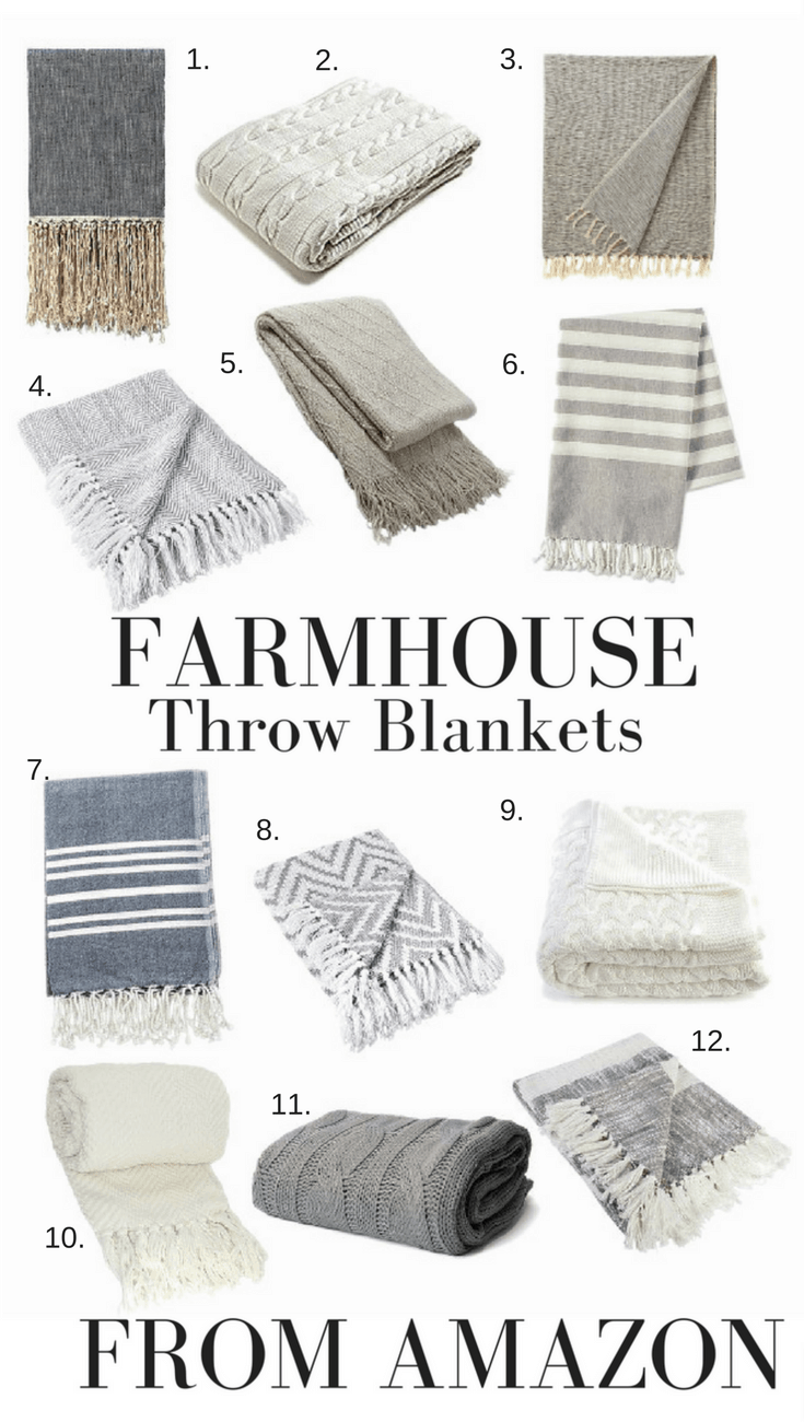 Farmhouse Throw Blankets from Amazon Farmhouse on Boone