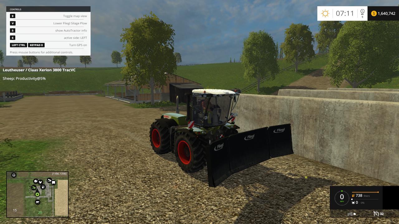 SILAGE PLOW Mod V1.0 Farming simulator 19 / 17 / 15 Mod