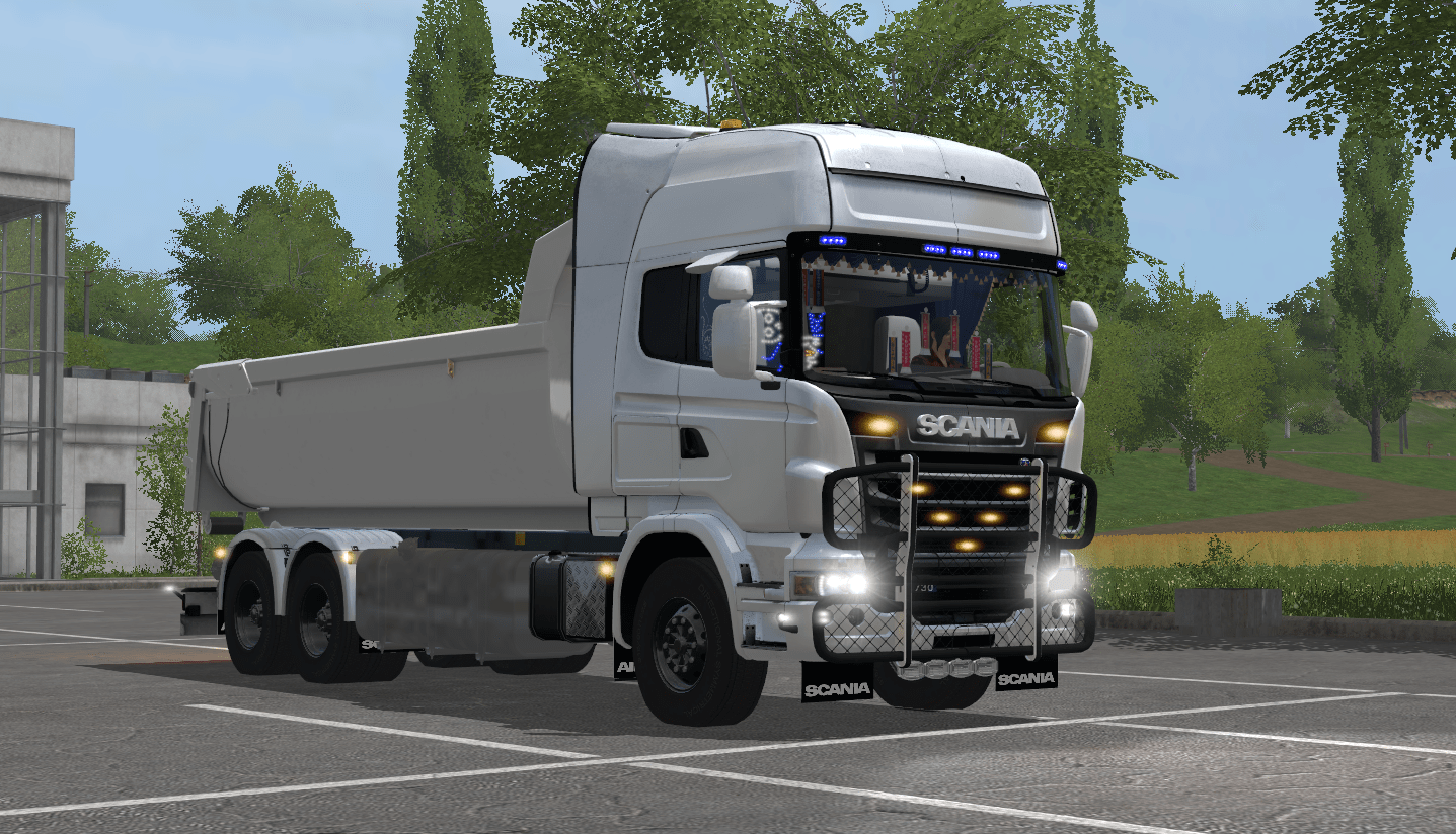 FS17 SCANIA V8 Farming simulator 19 / 17 / 15 Mod