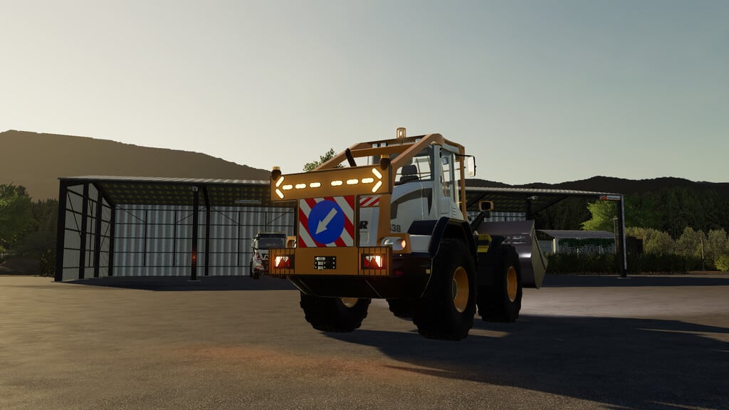 FS19 Wheel Loader Warning Sign 1.0.0.0 FS 19 Implements & Tools Mod