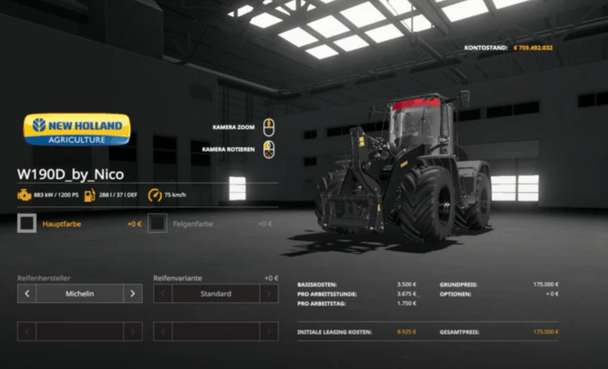 FS19 Tuning wheel loader v1.1.0.0 FS 19 Forklifts / Excavators Mod