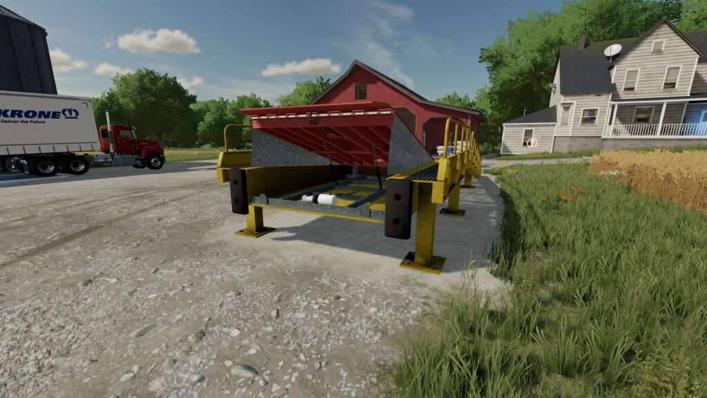 FS22 Loading Ramp With Dock Leveler v1.0 FS 22 Objects Mod Download