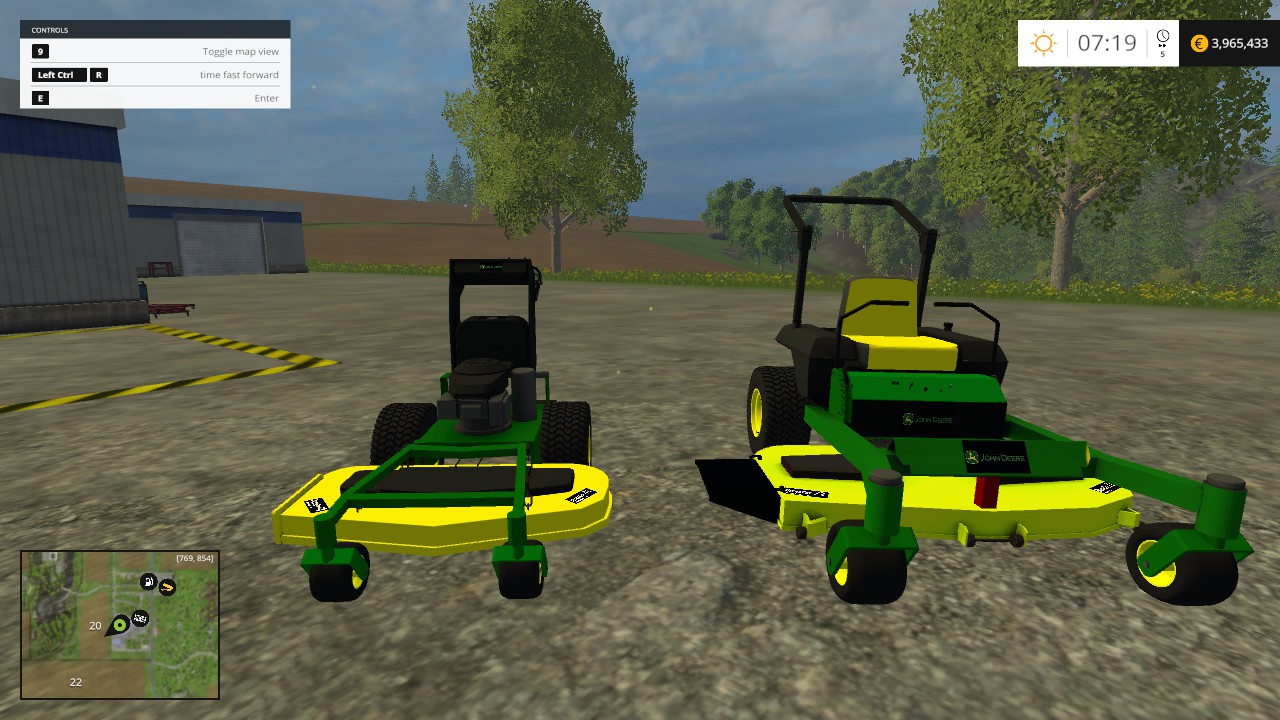 FS19 John Deere Zero Turn Mower