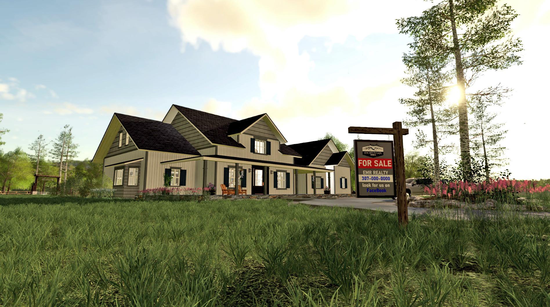 EMR Farmhouse v1.0 Mod Farming Simulator 2019 / 19 mod