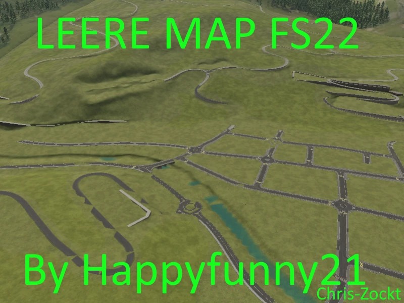 FS22 EMPTY MAP INCL. ROAD SYSTEM V1.0.0.0 • Farming simulator 19, 17