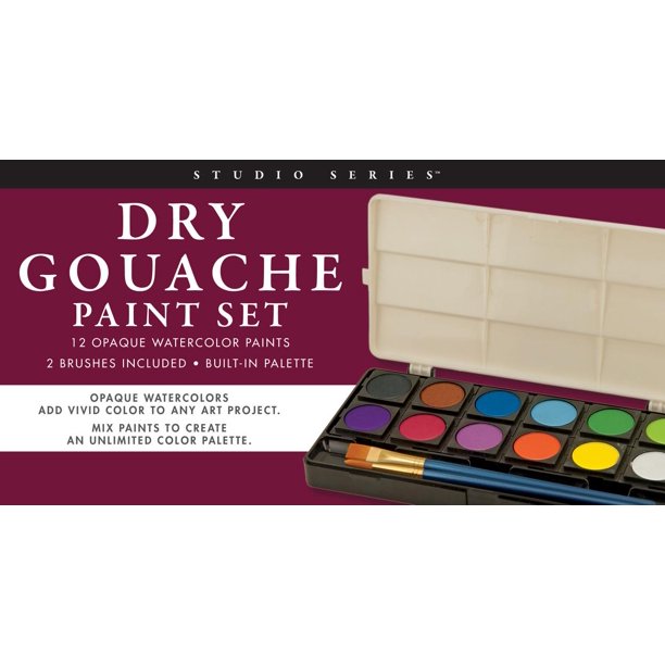 DRY GOUACHE PAINT SET OF 12 Farnsworth Art Museum