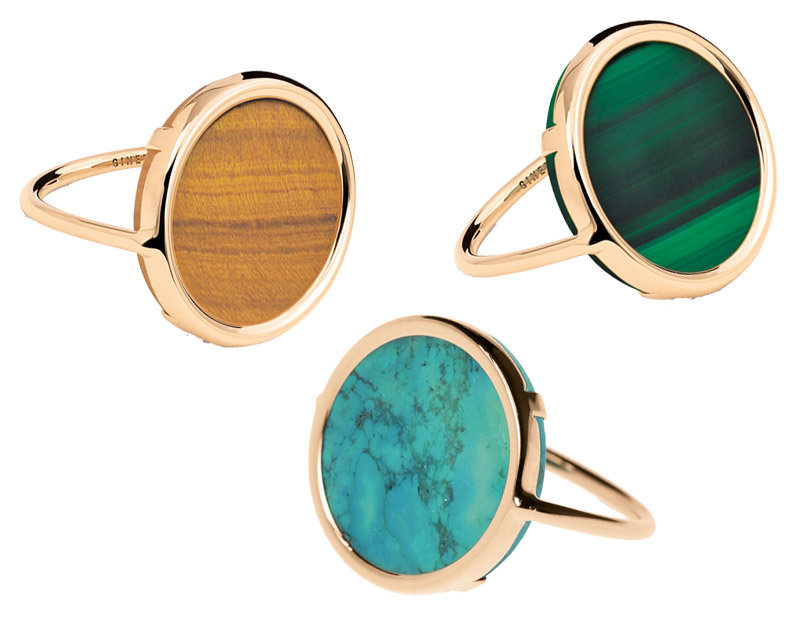 Colorful Disc Rings Fashion Style Trends 2019