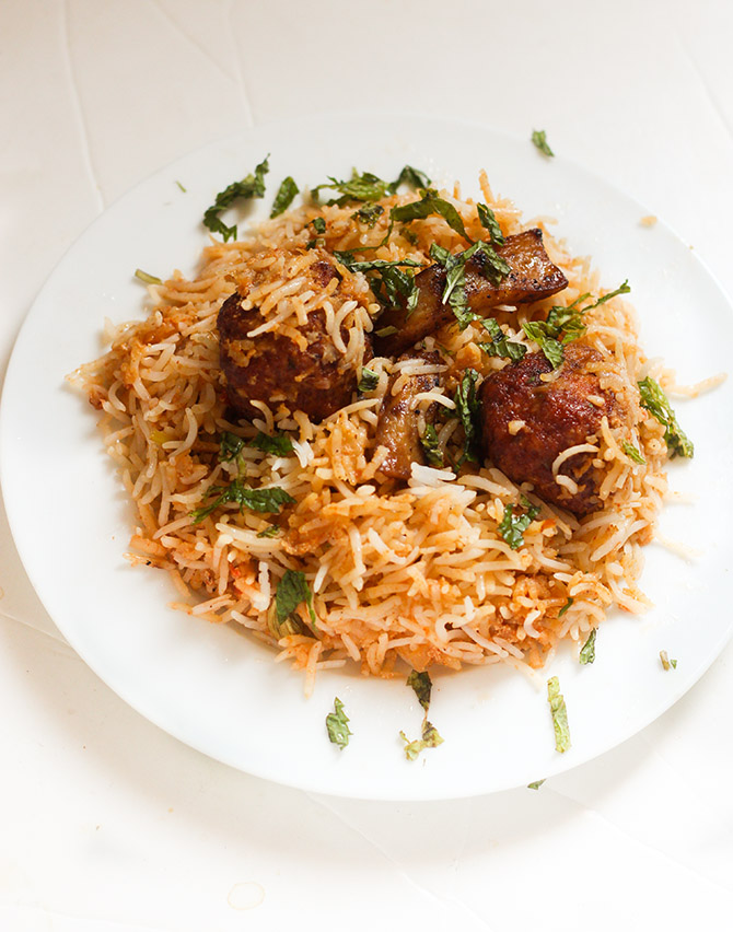 Pakistani Kofta Biryani Recipe, Meatball Biryani