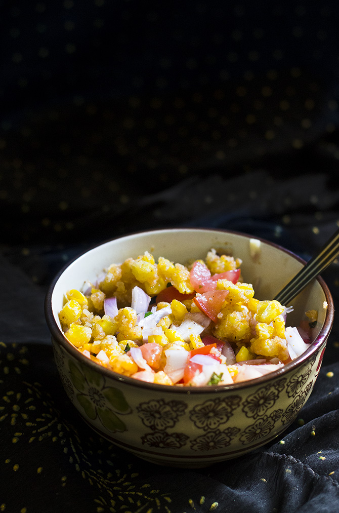 Corn Chaat recipe, Fried Corn Chaat recipe Fas Kitchen