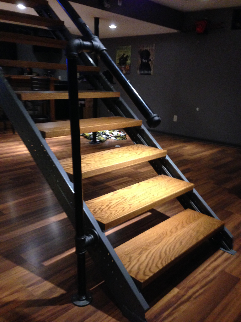 Indoor Stairs Stair Kits for Basement, Attic, Deck, Loft, Storage and