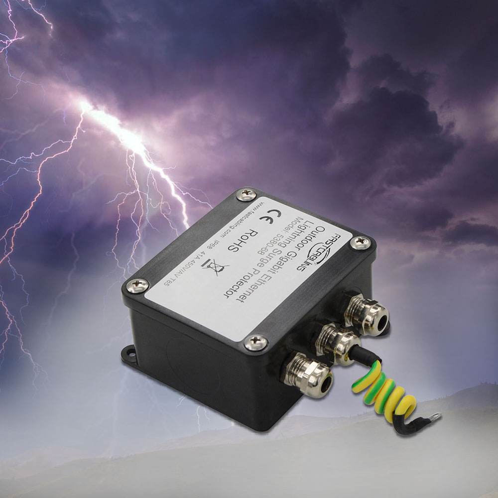 Waterproof Outdoor PoE Surge Protector FASTCABLING