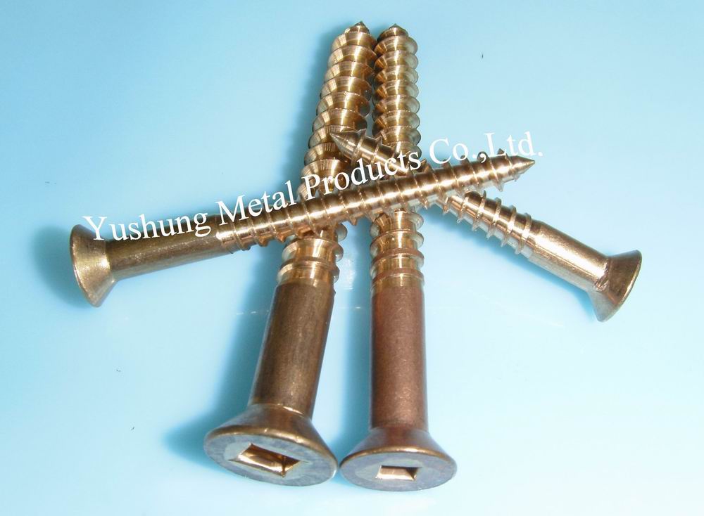 seller information Marine Grade Silicon bronze wood screws with