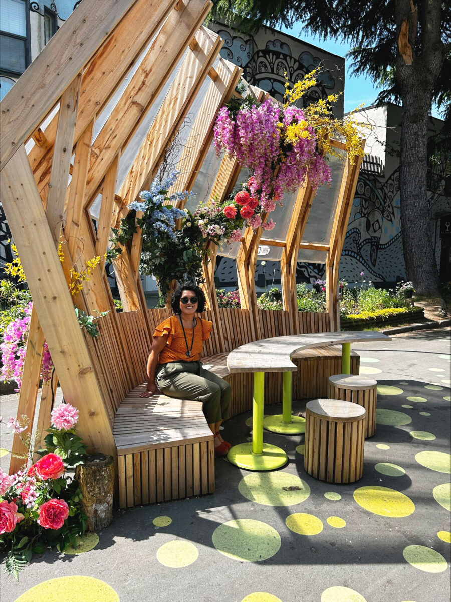 South Granville Plaza Seating Project Fast + Epp