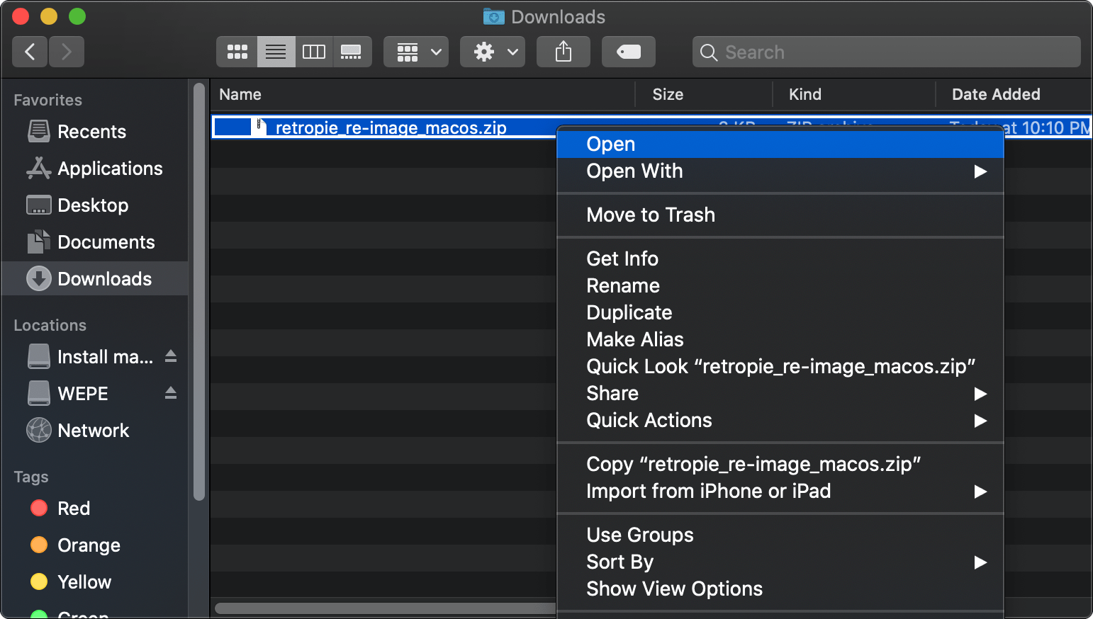 how to run a .sh file in macOS Fastoe