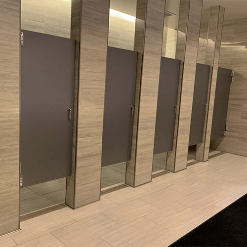 Enhancing Privacy and Comfort Pilasters in Commercial Bathroom