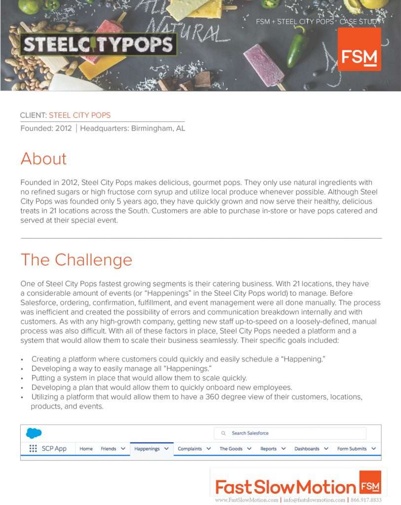 Case Studies Steel City Pops Scale Your Business Fast Slow Motion