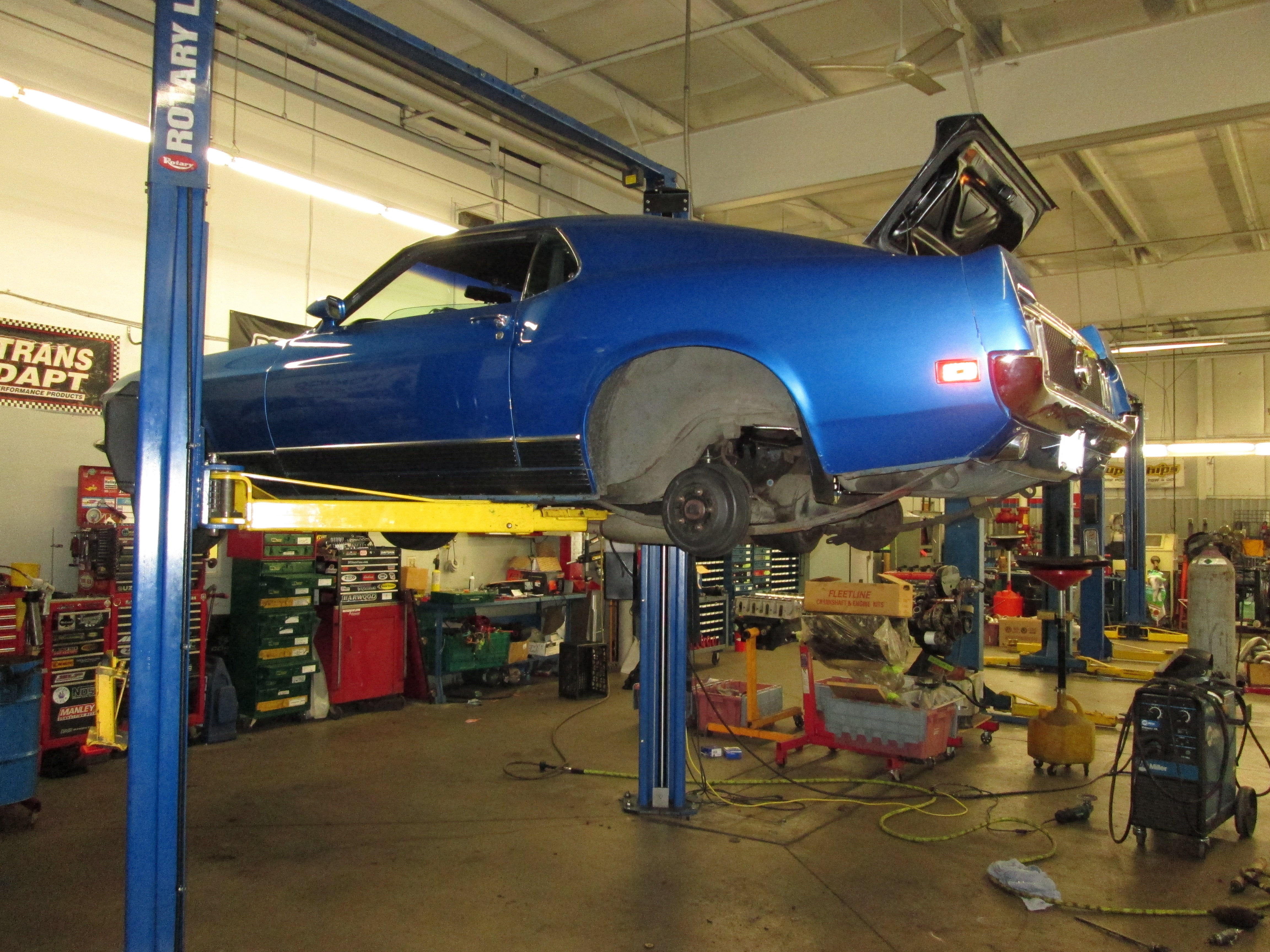 1970 Ford Mustang Mach1 Ridetech 4 link suspension upgrade Fast