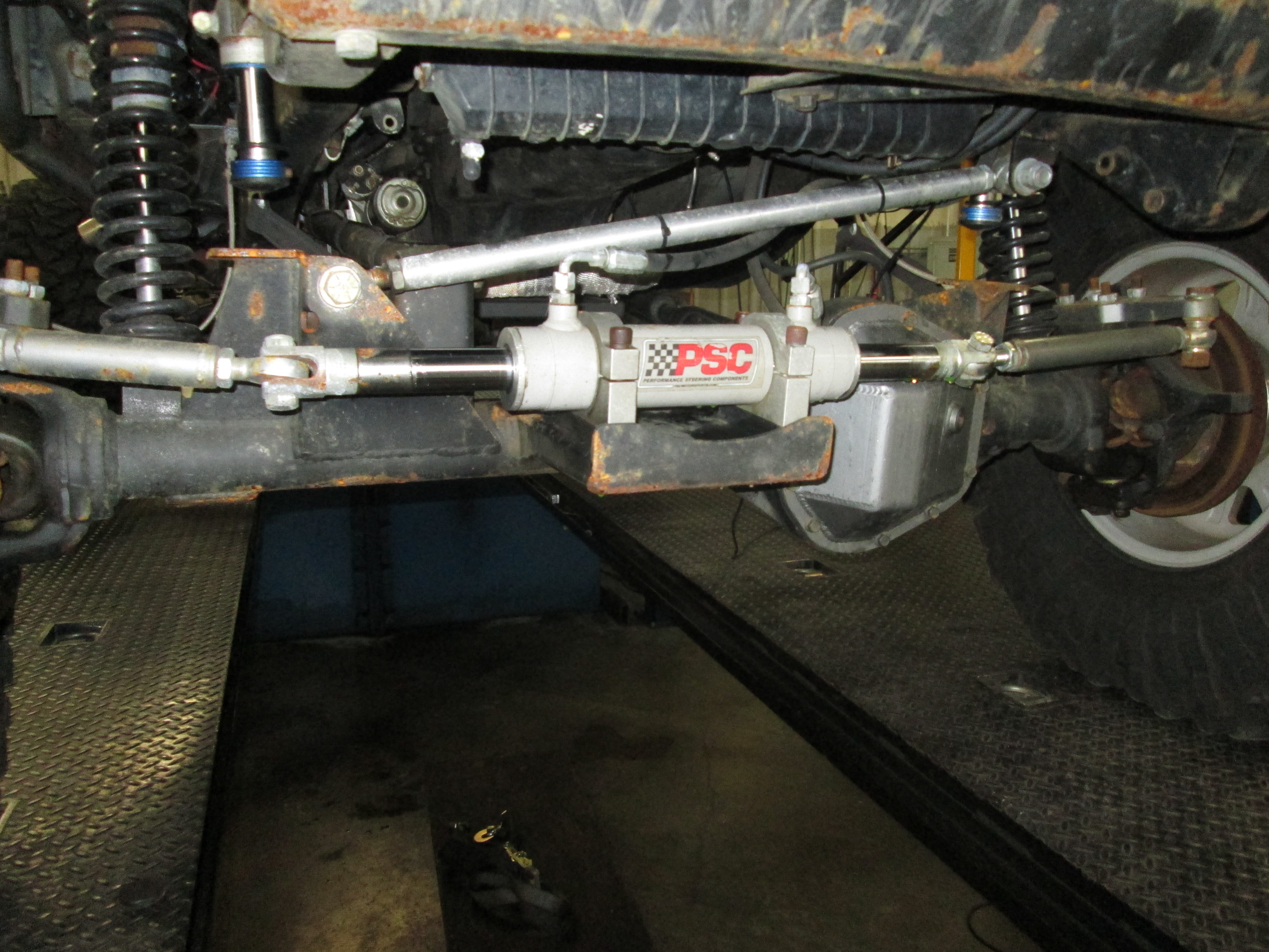 PSC Steering components on Wrangler crawler Fast Specialties