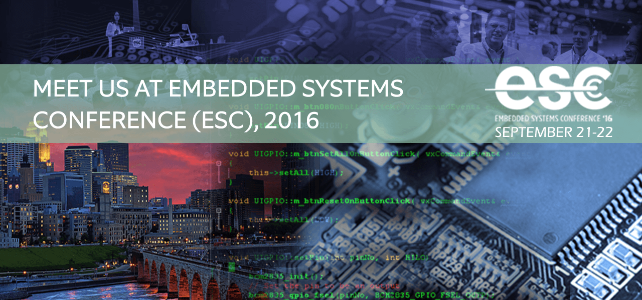 Embedded Systems Conference (ESC) 2016 Faststream Technologies