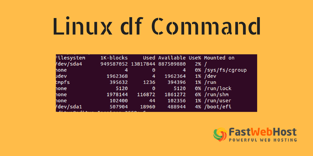 10 df Commands to Check Space in Linux or Ubuntu