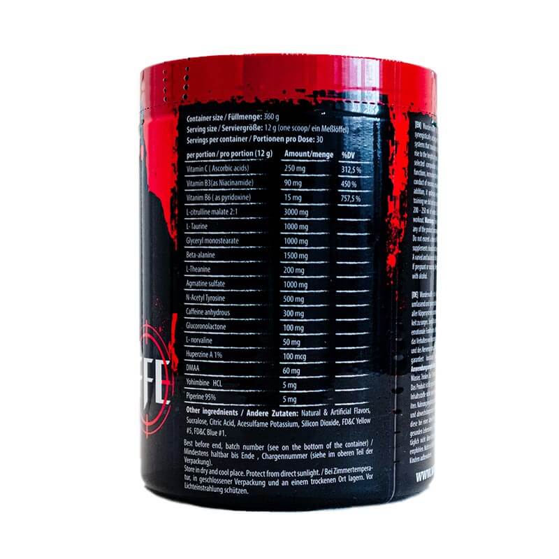 Wunderwaffe DMAA PreWorkout Booster Fatburners.at Wunderwaffe DMAA PreWorkout Booster Fatburners.at